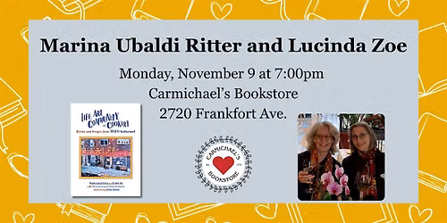 Marina Ubaldi Ritter and Lucinda Zoe: Life, Art, Community, and Cookery