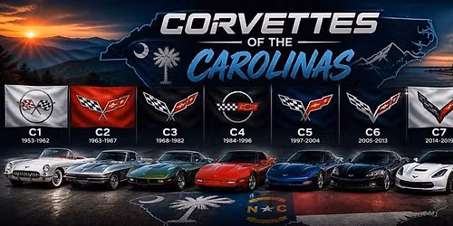 Corvettes at the Beach