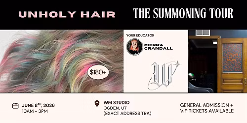 THE SUMMONING TOUR -- WM Studio, Ogden UT