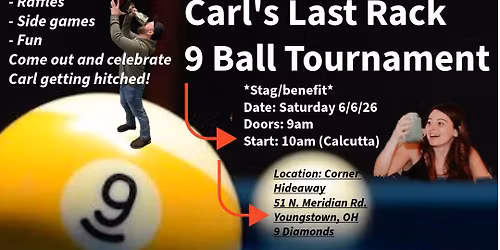 Carl\u2019s Last Rack - Stag Party \/ Benefit