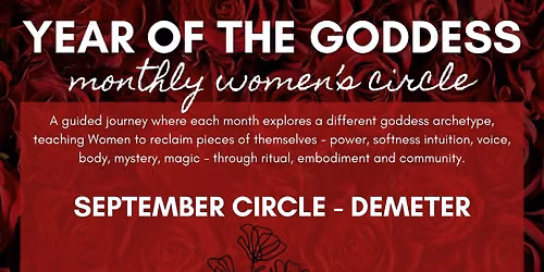 Year of the Goddess Monthly Women\u2019s Circle - Demeter