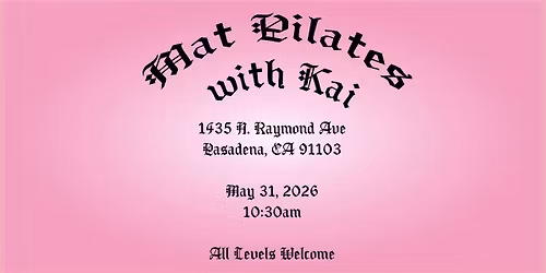 Mat Pilates with Kai