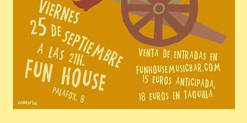 THE FIVE CANNONS & SILVER WINGS en el Fun House
