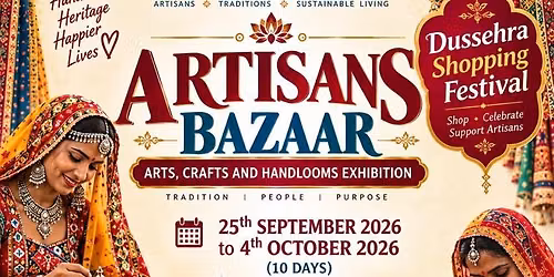 Artisans Bazaar - Arts, Crafts, Handlooms and Lifestyle Exhibition