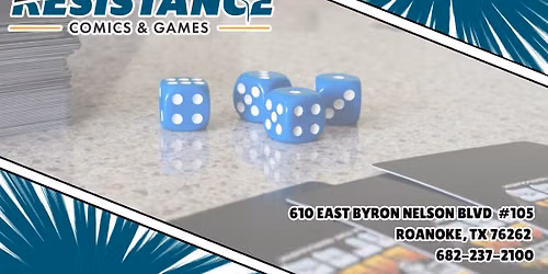 Saturday Board-Gaming @ Resistance Comics & Games