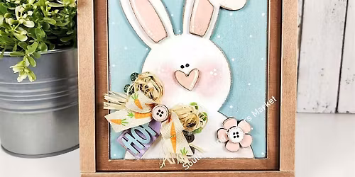 Bunny Insert & Frame Sip & Paint