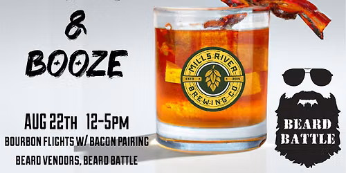 Beards, Brews & Booze! Beard Festival at Mills River Brewing co!