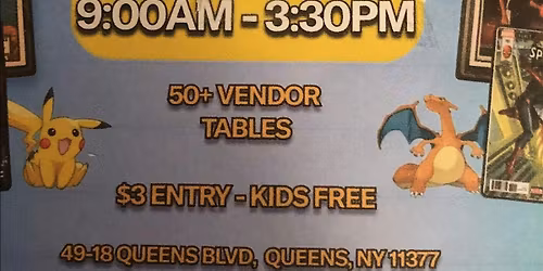 SUPERCON :  QUEENS **  Sports Cards & Pokemon  +  Pokemon & Sports Cards