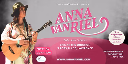 Anna van Riel - LIVE at The Junction, Lawrence