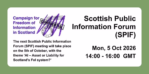 Scottish Public Information Forum (SPIF)