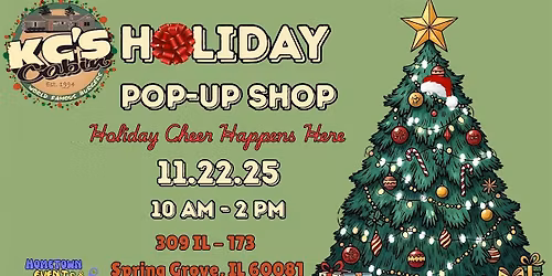 KC's Cabin Holiday Pop-Up Shop