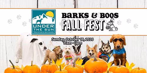 Barks and Boos Fall Fest 2026