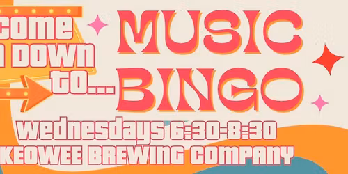 MUSIC BINGO - EVERY WEDNESDAY