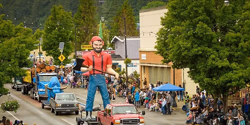CLARK FOR CLERK Float - Walk the Parade - Forest Festival 