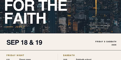 Contend For The Faith: A Young Adult Praise & Worship Night