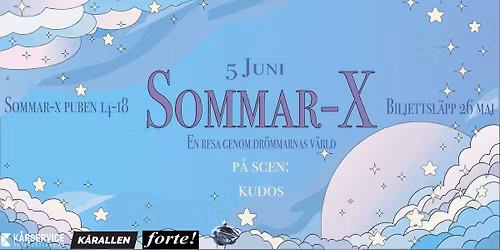Sommar-X 2026 - En resa genom dr\u00f6mmarnas v\u00e4rld
