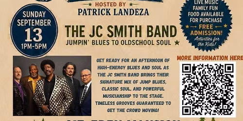 Music at the Mansion \u2013 Hayward Summer Concert Series Feat. The JC Smith Band