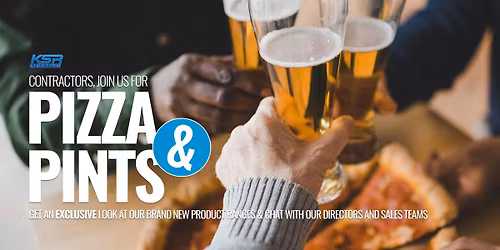 Pizza & Pints Open Evening with KSR Lighting