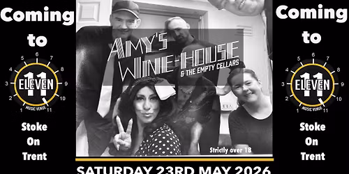 Amys Winehouse & The Empty Cellars live at Eleven Stoke