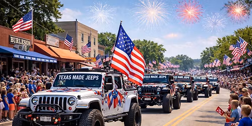 TEXAS MADE JEEPS - Burleson 4th of July Parade 