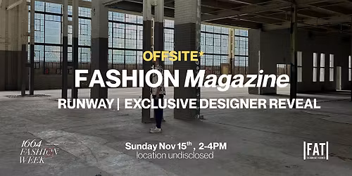 FASHION presents: An Exclusive Designer Reveal x Fashion Art Toronto