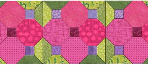 Petunia Challenge 2026 - Petunia City Quilt Guild displayed at The Next Picture Show for September.