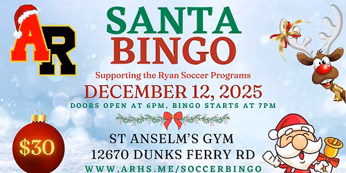 Archbishop Ryan Soccer Bingo