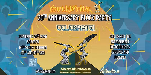 YouthWrite 30th Anniversary Block Party