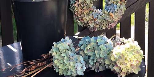 Autumn 🍂 Hydrangea Wreath Making Experience 