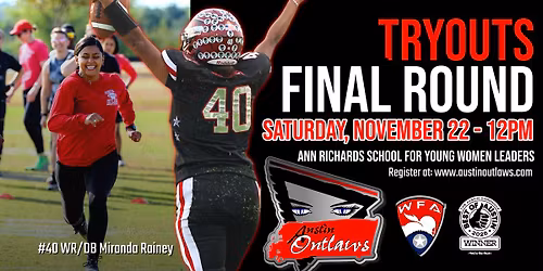 FINAL ROUND: Women's Tackle Football Tryouts