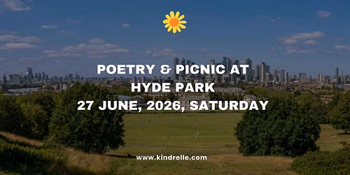 Picnic & Poetry in Hyde Park \u2728