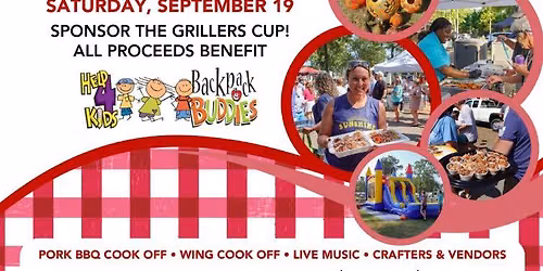 12th Annual Grillers Cup \u2022 Chicken Wing Tasting, BBQ Cook Off & Craft Fair