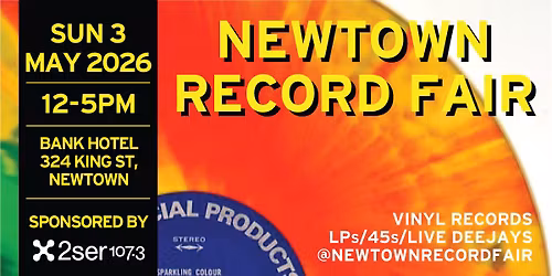 Newtown Record Fair - Sunday 3 May 2026