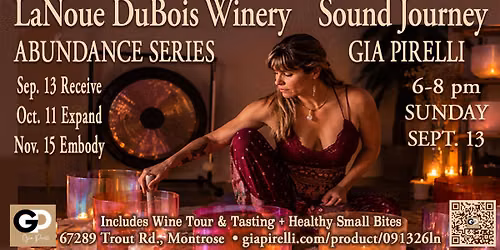 Sound Journey LaNoue DuBois Winery