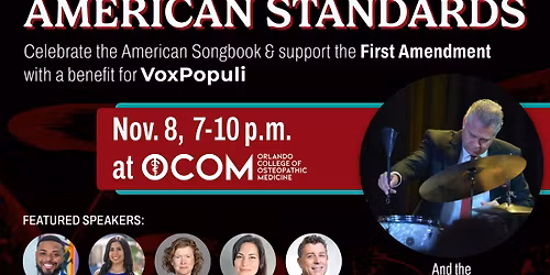 AMERICAN STANDARDS \u2014 Celebrate the American Songbook and Support the First Amendment