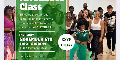 FREE Afrodance Class