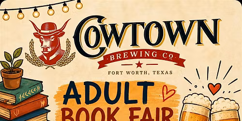 Adult Book Fair at Cowtown Brewing