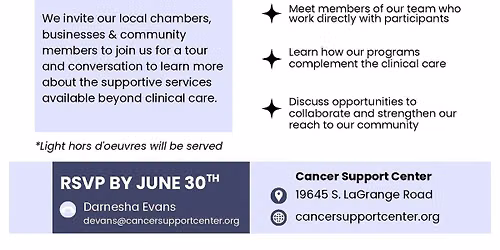Business After Hours Cancer Support Center 7.7.26