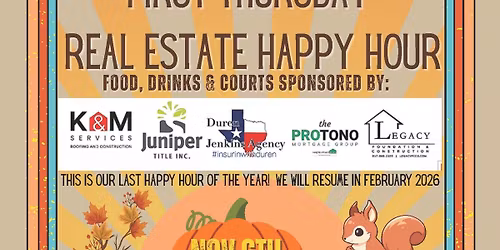 First Thursday Happy Hour