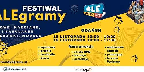 Wsp\u00f3lnie gramy na AleGramy 2025 czyli t\u0142umaczymy zapowiedzi, nowo\u015bci i planszowe klasyki.