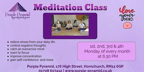 Meditation Classes (Evening)