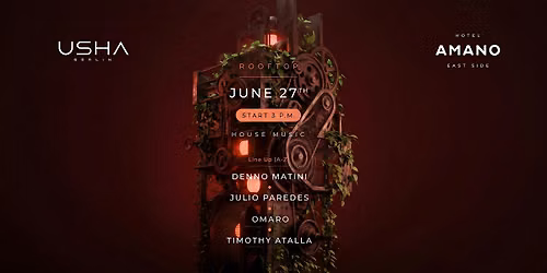 AMANO ROOFTOP PARTY - USHA BERLIN VIBES