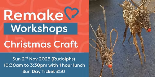 Christmas Willow with June McEwan - Rudolph reindeers