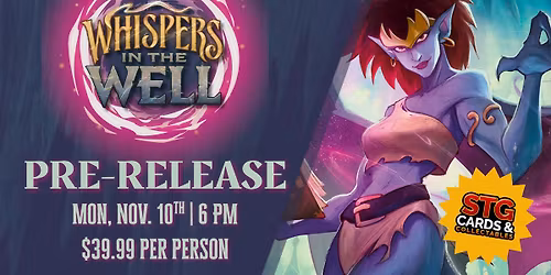 Lorcana Whispers in the Well Prerelease at STG Cards