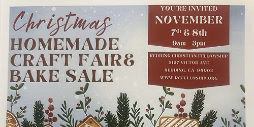 Redding Christian Fellowship Christmas Craft Fair & Bake Sale
