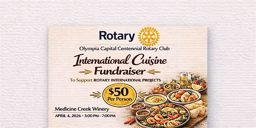 International Cuisine Tasting -Fundraising