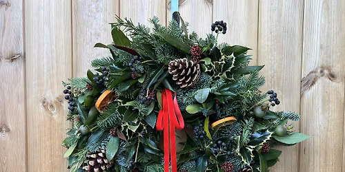 Fresh Christmas Wreath Making Workshop
