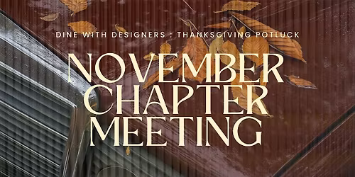 NWA ASID November Chapter Meeting