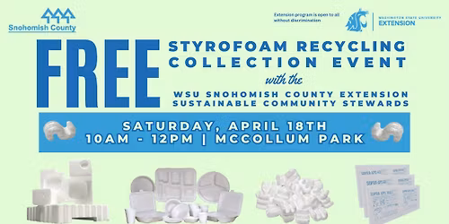 FREE Styrofoam Recycling Collection Event