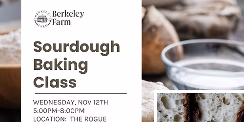 Beginner Sourdough Baking Class @ The Rogue Roundabout